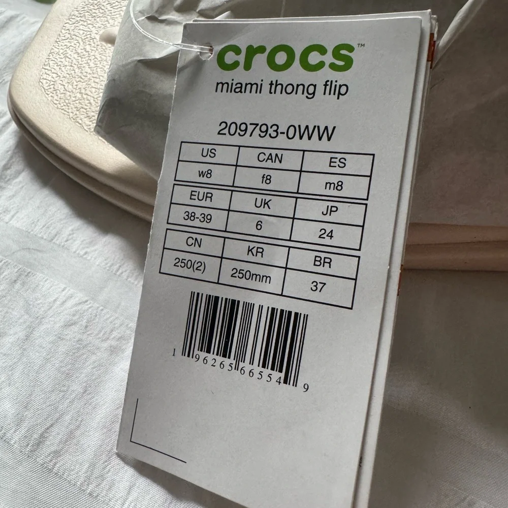 Crocs Miami Thong Flip Flop Sandals - Picture 4 of 5